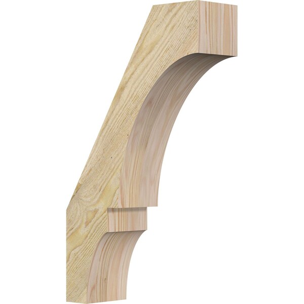 Ekena Millwork 4"W x 12"D x 20"H Balboa Rough Sawn Knee Brace, Douglas Fir BRC04X12X20BOA00RDF - main